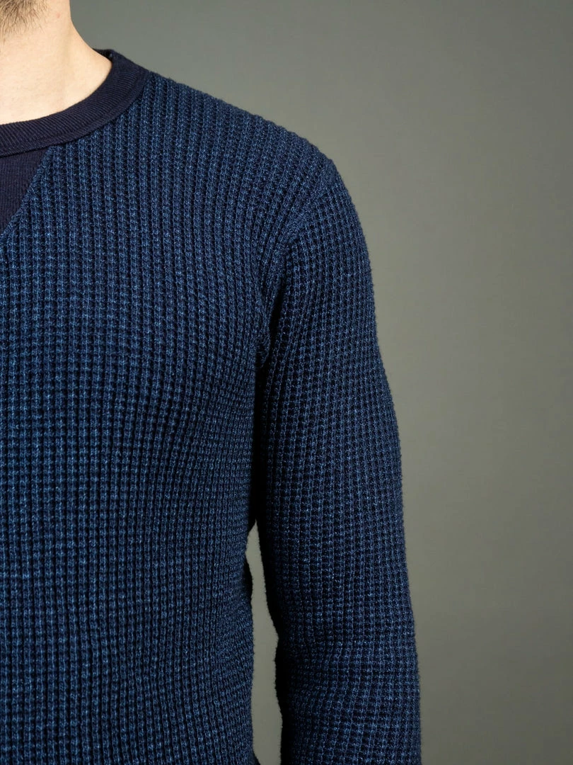 UES Indigo Waffle Sweatshirt 6 UES Indigo Waffle Sweatshirt