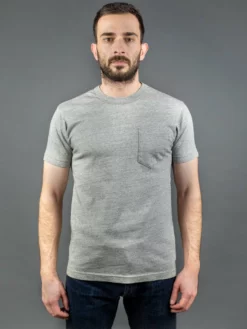 UES Ramayana Crew-Neck Pocket T-Shirt Grey