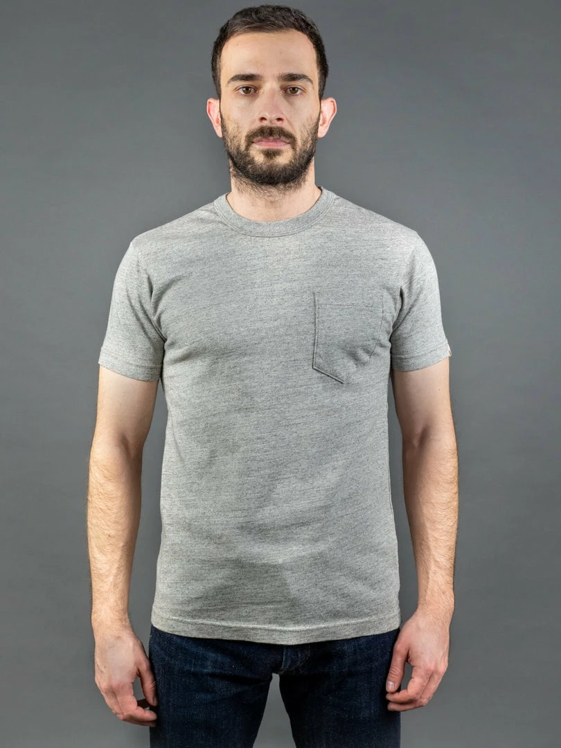 UES Ramayana Crew-Neck Pocket T-Shirt Grey 3 UES Ramayana Crew-Neck Pocket T-Shirt Grey