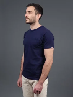 UES Ramayana Crew-Neck Pocket T-Shirt Navy