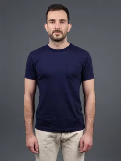 UES Ramayana Crew-Neck Pocket T-Shirt Navy