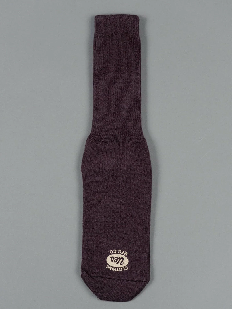 UES Yarn Uneveness Three-Ply Socks Brown 3 UES Yarn Uneveness Three-Ply Socks Brown