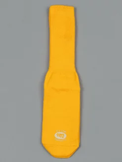 UES Yarn Uneveness Three-Ply Socks Yellow