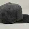 Mighty Shine Serge Short Brim Cap Charcoal Grey