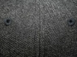 Mighty Shine Serge Short Brim Cap Charcoal Grey