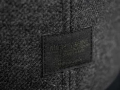 Mighty Shine Serge Short Brim Cap Charcoal Grey