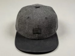Mighty Shine Serge Short Brim Cap Charcoal Grey