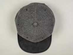 Mighty Shine Serge Short Brim Cap Charcoal Grey