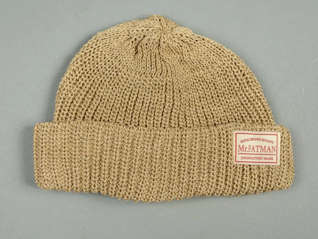 Mr. Fatman Hue Watch Cap Beige 3 Mr. Fatman Hue Watch Cap Beige