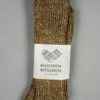 Nishiguchi Kutsushita Hemp Cotton Ribbed Socks Khaki 2 Nishiguchi Kutsushita Hemp Cotton Ribbed Socks Khaki