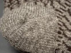 Nishiguchi Kutsushita Wool Jacquard Socks Grey