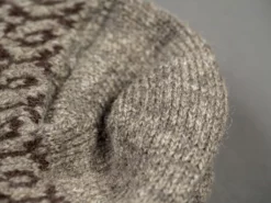 Nishiguchi Kutsushita Wool Jacquard Socks Grey