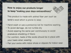 Nishiguchi Kutsushita Wool Jacquard Socks Navy