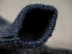 Nishiguchi Kutsushita Wool Jacquard Socks Navy