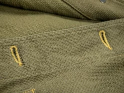 ONI Denim 03100-OLVDR Sashiko Dobby Coverall Jacket Olive Drab