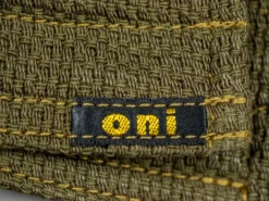 ONI Denim 03100-OLVDR Sashiko Dobby Coverall Jacket Olive Drab