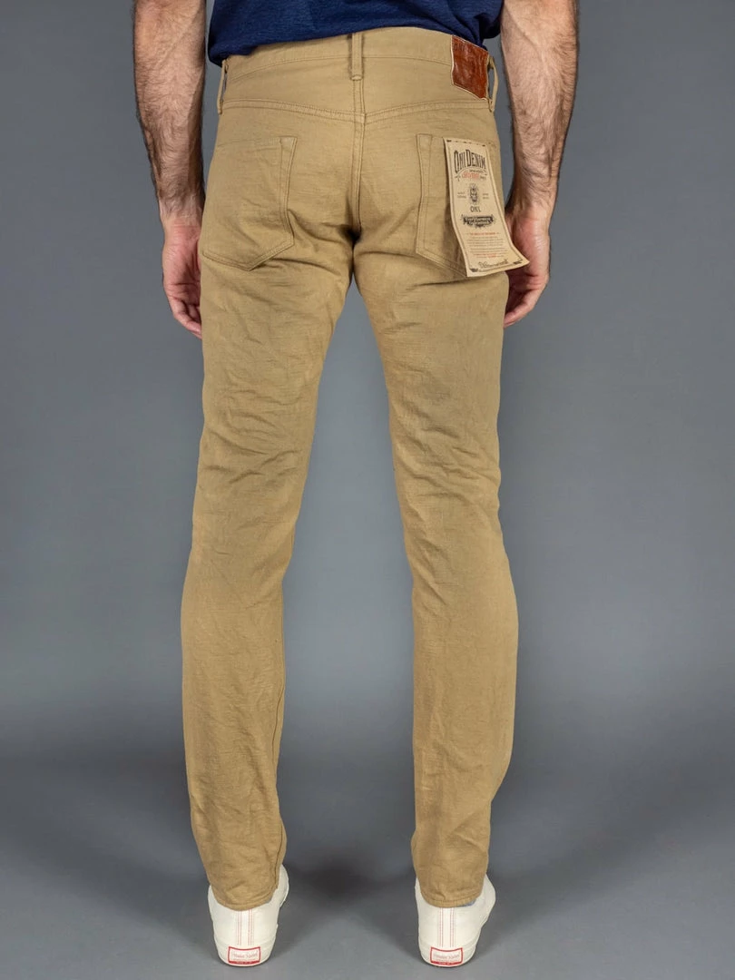 ONI Denim 602LW-BE "Super Low Tension Beige" 12oz Relaxed Tapered Jeans 6 ONI Denim 602LW-BE "Super Low Tension Beige" 12oz Relaxed Tapered Jeans