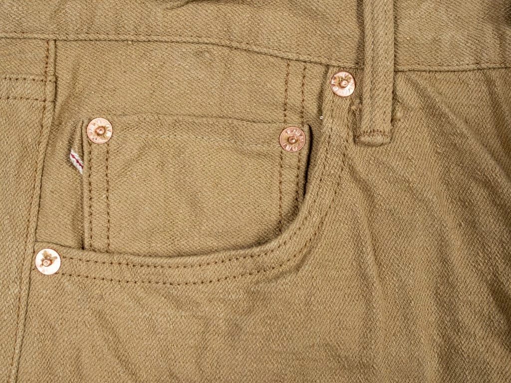 ONI Denim 602LW-BE "Super Low Tension Beige" 12oz Relaxed Tapered Jeans 18 ONI Denim 602LW-BE "Super Low Tension Beige" 12oz Relaxed Tapered Jeans