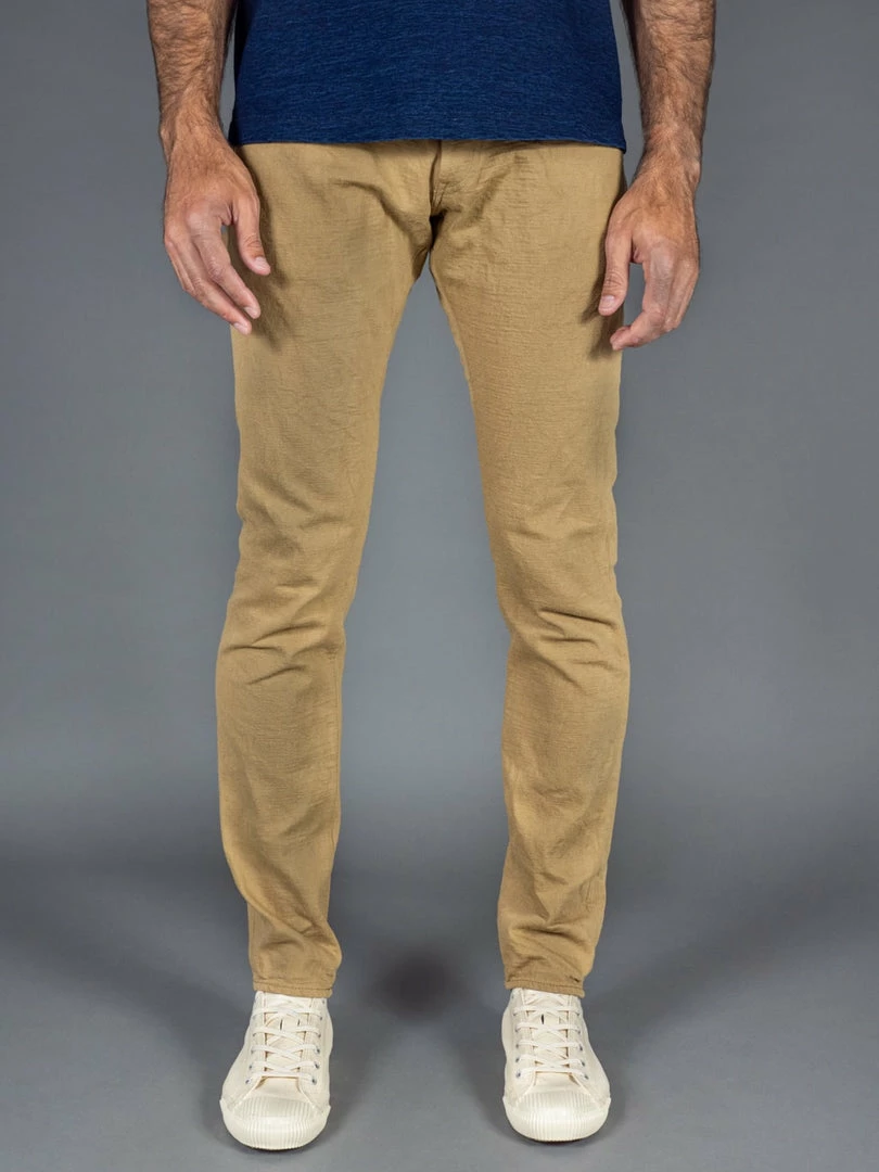 ONI Denim 602LW-BE "Super Low Tension Beige" 12oz Relaxed Tapered Jeans 4 ONI Denim 602LW-BE "Super Low Tension Beige" 12oz Relaxed Tapered Jeans