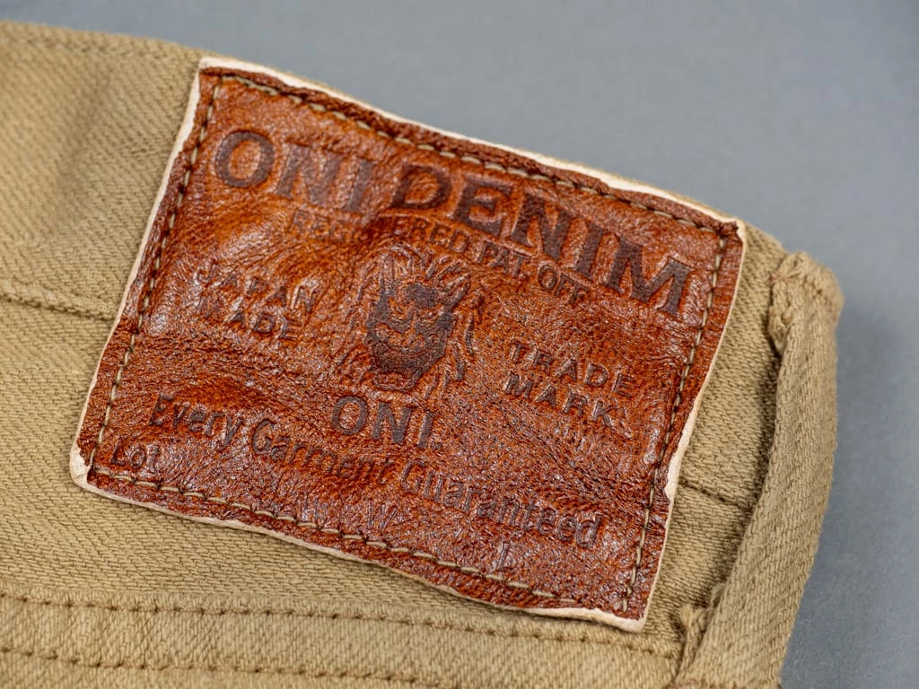 ONI Denim 602LW-BE "Super Low Tension Beige" 12oz Relaxed Tapered Jeans 34 ONI Denim 602LW-BE "Super Low Tension Beige" 12oz Relaxed Tapered Jeans