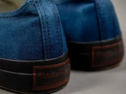 PRAS Sneakers Pras Shellcap Low Indigo Hand Dyed Sneakers 30 PRAS Sneakers Pras Shellcap Low Indigo Hand Dyed Sneakers