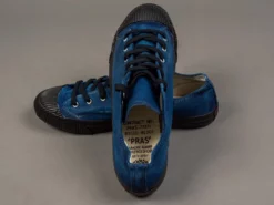 PRAS Sneakers Pras Shellcap Low Indigo Hand Dyed Sneakers 39 PRAS Sneakers Pras Shellcap Low Indigo Hand Dyed Sneakers