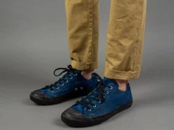 PRAS Sneakers Pras Shellcap Low Indigo Hand Dyed Sneakers 46 PRAS Sneakers Pras Shellcap Low Indigo Hand Dyed Sneakers