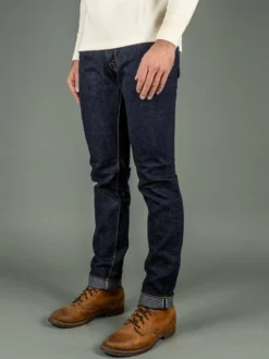 Pure Blue Japan BRK-013-ID 13.5oz Broken Twill Slim Tapered Jeans