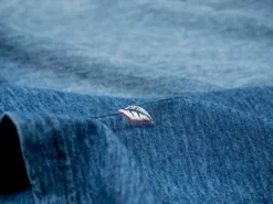 Pure Blue Japan SS5011-SB Indigo Dyed Crewneck T-Shirt (Sunburned)