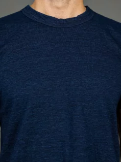 Pure Blue Japan SS5011 Indigo Dyed Crewneck T-Shirt