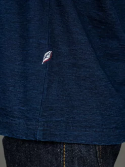 Pure Blue Japan SS5011 Indigo Dyed Crewneck T-Shirt