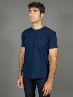 Pure Blue Japan SS5011 Indigo Dyed Crewneck T-Shirt