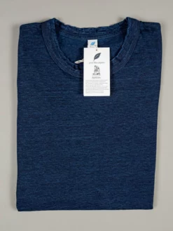 Pure Blue Japan SS5011 Indigo Dyed Crewneck T-Shirt