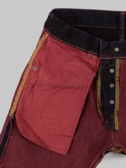 Redcast Heritage X Tanuki "Homura" Akane Overdye Slim Straight Jeans NEW ARRIVALS 54 Redcast Heritage X Tanuki