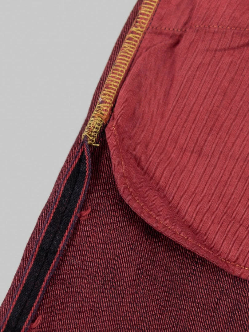 Redcast Heritage X Tanuki "Homura" Akane Overdye Slim Straight Jeans NEW ARRIVALS 30 Redcast Heritage X Tanuki "Homura" Akane Overdye Slim Straight Jeans NEW ARRIVALS