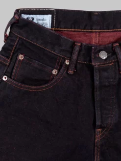 Redcast Heritage X Tanuki "Homura" Akane Overdye Slim Straight Jeans NEW ARRIVALS 44 Redcast Heritage X Tanuki