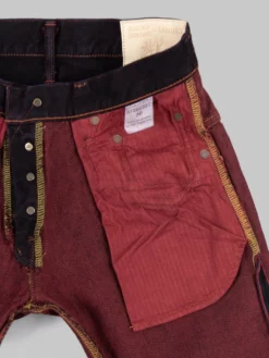 Redcast Heritage X Tanuki "Homura" Akane Overdye Slim Straight Jeans NEW ARRIVALS 56 Redcast Heritage X Tanuki