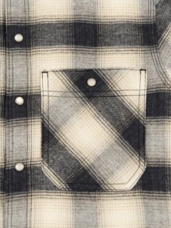 NEW ARRIVALS Rogue Territory BM Shirt Natural Brushed Plaid 34 NEW ARRIVALS Rogue Territory BM Shirt Natural Brushed Plaid