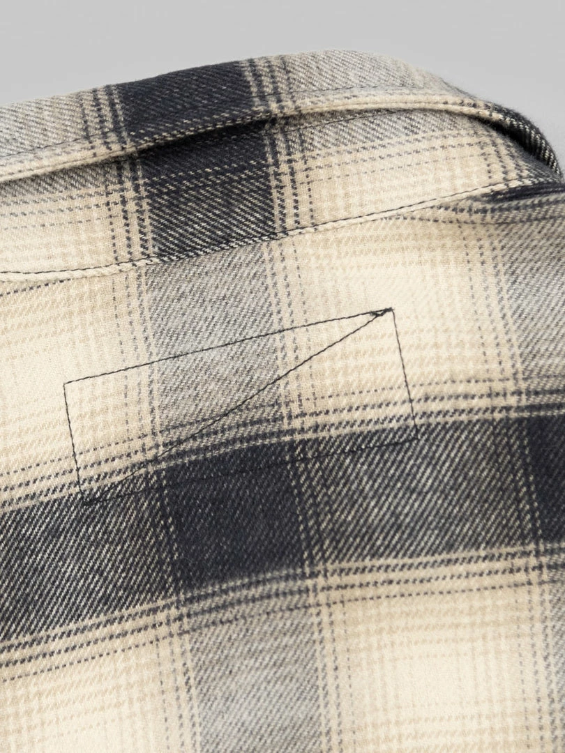 NEW ARRIVALS Rogue Territory BM Shirt Natural Brushed Plaid 22 NEW ARRIVALS Rogue Territory BM Shirt Natural Brushed Plaid