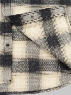 NEW ARRIVALS Rogue Territory BM Shirt Natural Brushed Plaid 30 NEW ARRIVALS Rogue Territory BM Shirt Natural Brushed Plaid