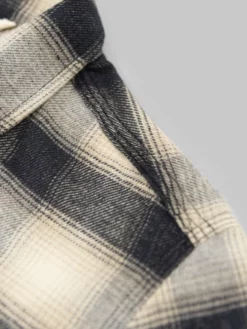 NEW ARRIVALS Rogue Territory BM Shirt Natural Brushed Plaid 40 NEW ARRIVALS Rogue Territory BM Shirt Natural Brushed Plaid