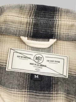 NEW ARRIVALS Rogue Territory BM Shirt Natural Brushed Plaid 33 NEW ARRIVALS Rogue Territory BM Shirt Natural Brushed Plaid