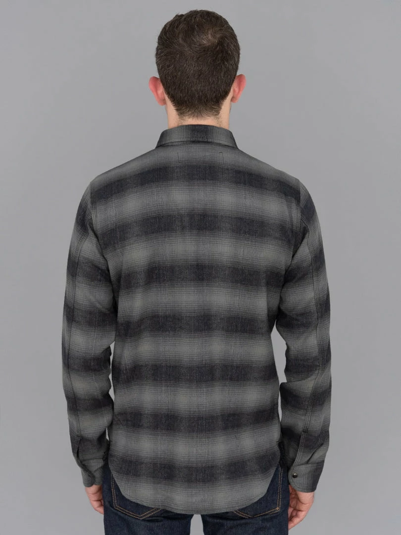 NEW ARRIVALS Rogue Territory BM Shirt Grey Brushed Plaid 4 NEW ARRIVALS Rogue Territory BM Shirt Grey Brushed Plaid