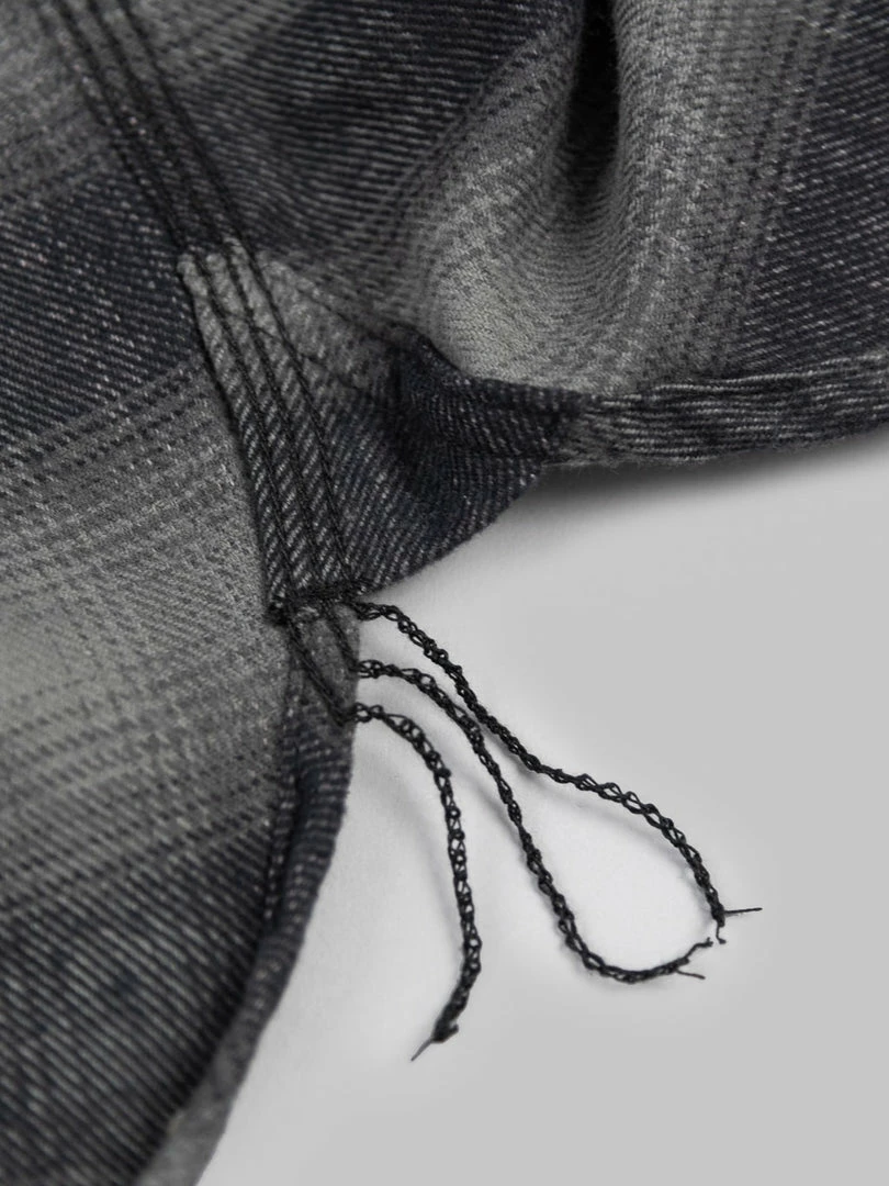 NEW ARRIVALS Rogue Territory BM Shirt Grey Brushed Plaid 19 NEW ARRIVALS Rogue Territory BM Shirt Grey Brushed Plaid