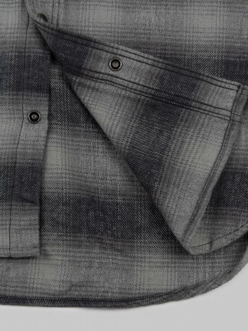 NEW ARRIVALS Rogue Territory BM Shirt Grey Brushed Plaid 10 NEW ARRIVALS Rogue Territory BM Shirt Grey Brushed Plaid