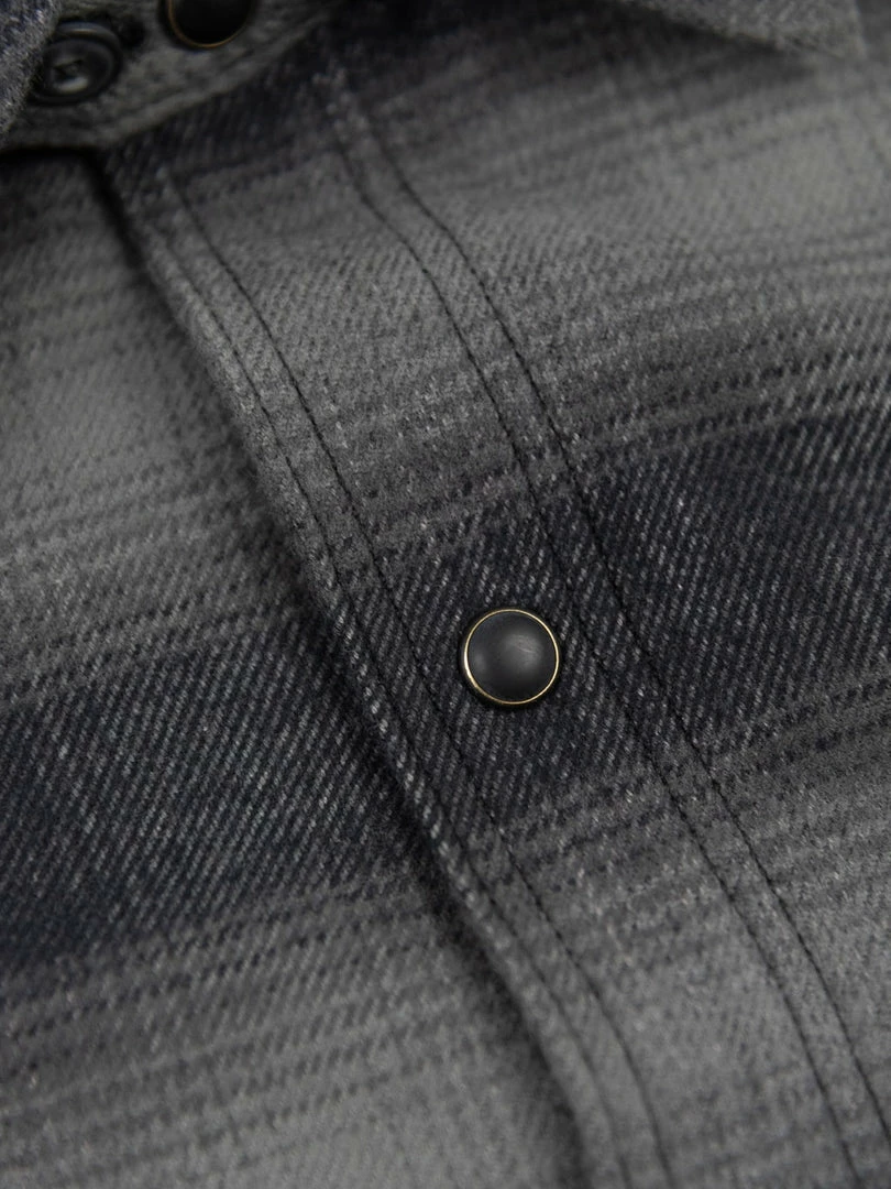 NEW ARRIVALS Rogue Territory BM Shirt Grey Brushed Plaid 16 NEW ARRIVALS Rogue Territory BM Shirt Grey Brushed Plaid