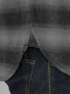 NEW ARRIVALS Rogue Territory BM Shirt Grey Brushed Plaid 25 NEW ARRIVALS Rogue Territory BM Shirt Grey Brushed Plaid