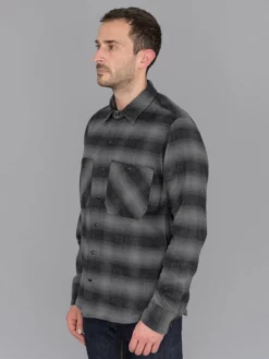 NEW ARRIVALS Rogue Territory BM Shirt Grey Brushed Plaid 23 NEW ARRIVALS Rogue Territory BM Shirt Grey Brushed Plaid