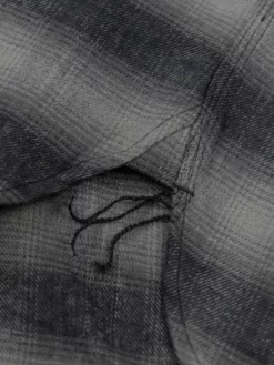 NEW ARRIVALS Rogue Territory BM Shirt Grey Brushed Plaid 31 NEW ARRIVALS Rogue Territory BM Shirt Grey Brushed Plaid