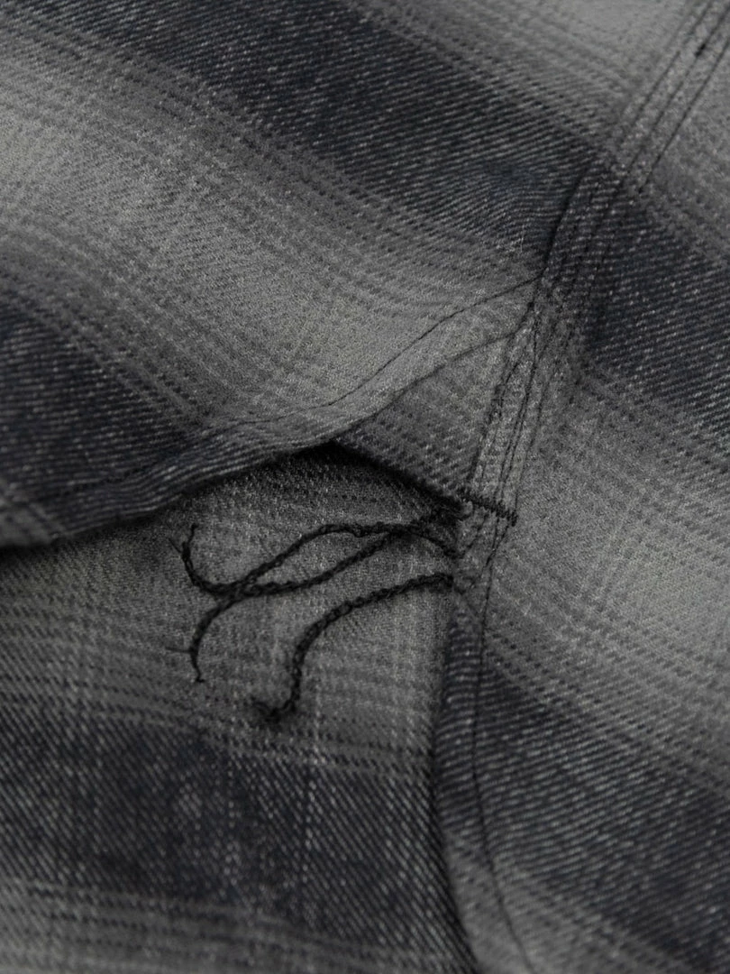 NEW ARRIVALS Rogue Territory BM Shirt Grey Brushed Plaid 13 NEW ARRIVALS Rogue Territory BM Shirt Grey Brushed Plaid